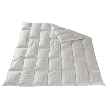 Leichtes Ganzjahres-Duvet Jacquard / Daunen